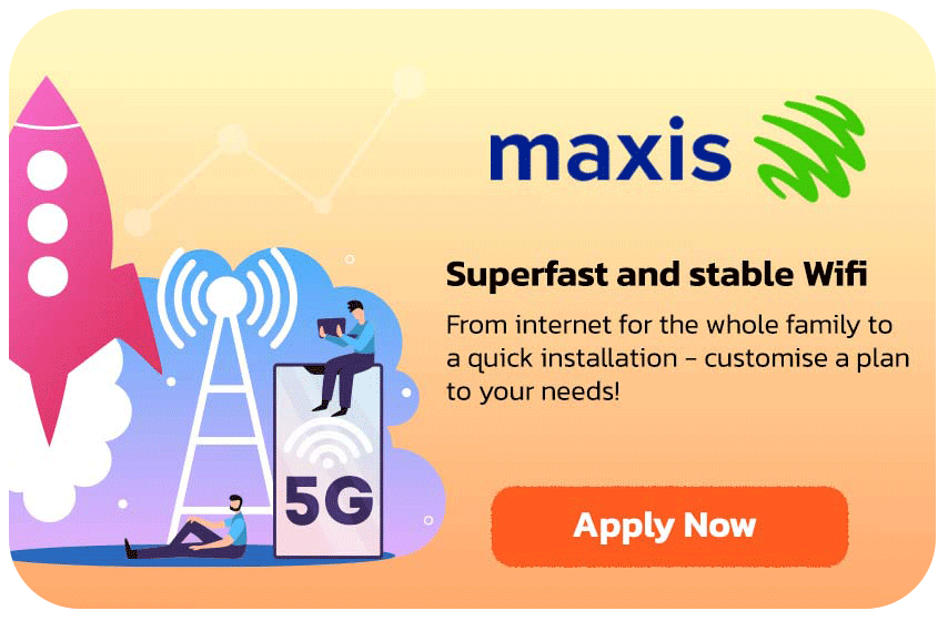 Maxis Wifi Banner